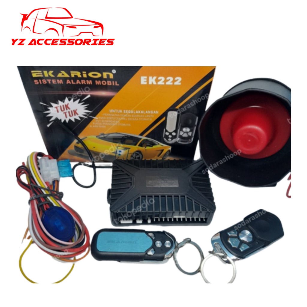 Alarm Mobil Anti Maling Model Remote Slide Universal Ekarion