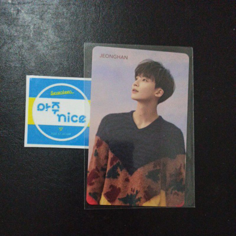 HMV fallin flower JEONGHAN pink seventeen (BOOKED)