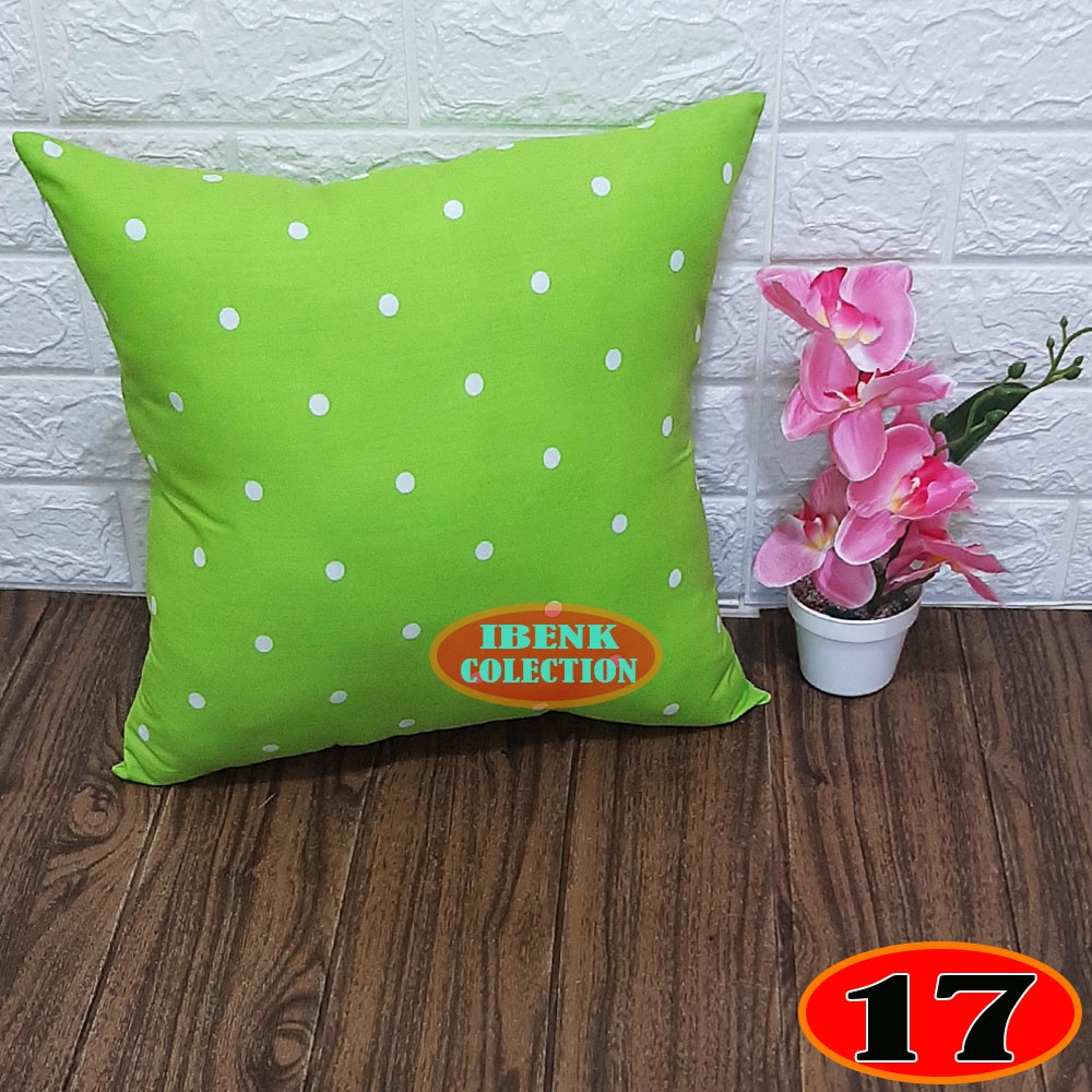 [ Paket hemat ] 1 Bantal Sofa 40X40 + Sarung Motif Minimalis MOTIF 01 sd 49