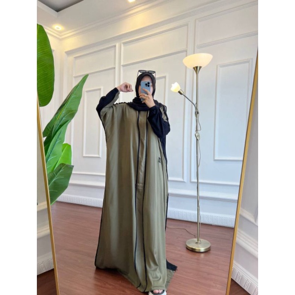 KAFTAN ARMY-HITAM original ANJANI STORE