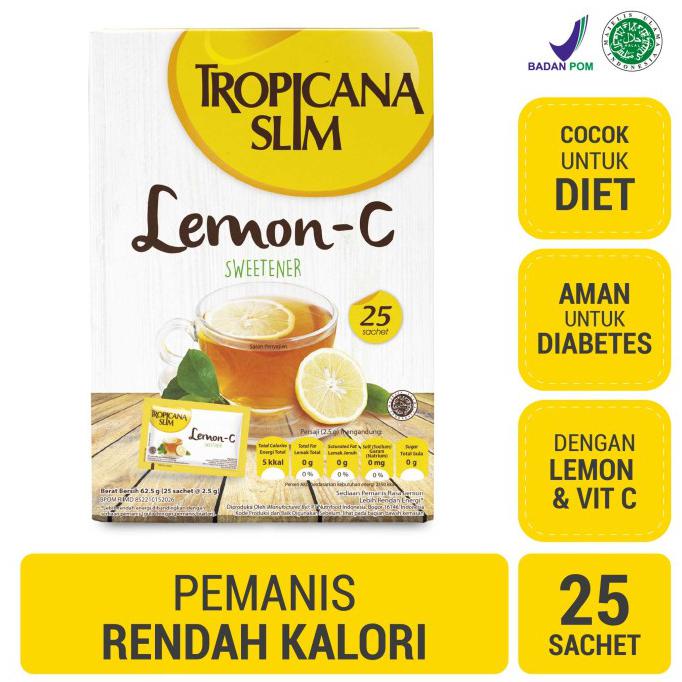 

Cuci Gudang Awal Tahun Tropicana Slim Sweetener Lemon-C (25 Sch) Big Sale
