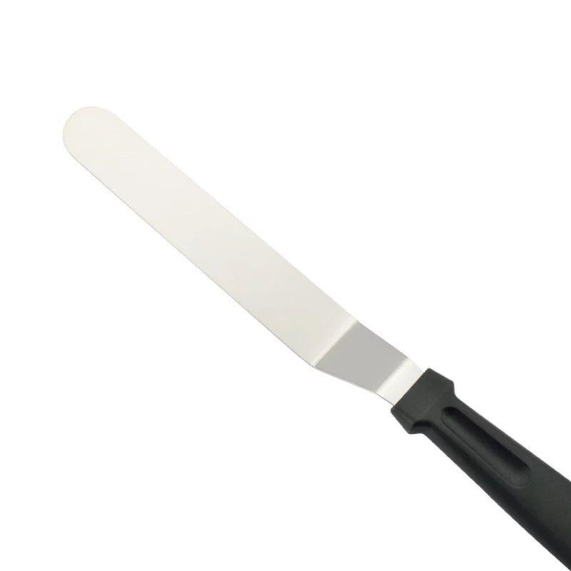 [JUALSEMUA18](0047-49)Stainles Steel Butter Cake Cream Knife Spatula/Spatula Gagang plastik pvc