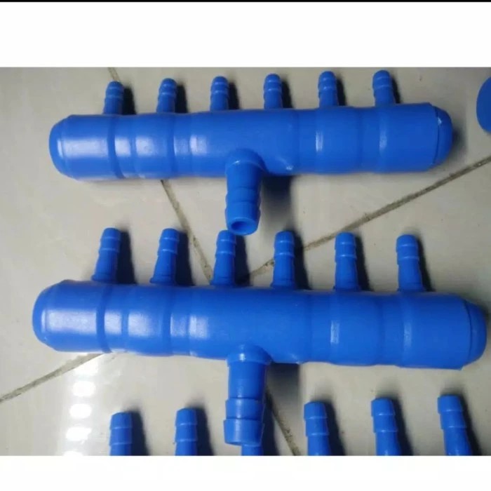 devider pembagi cabang untuk air pump aerator 6lubang 6 output