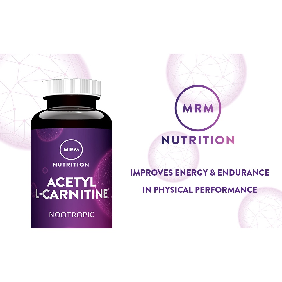 Jual MRM Acetyl LCarnitine 500mg Per Capsule 60 Vegan nootropic Shopee Indonesia