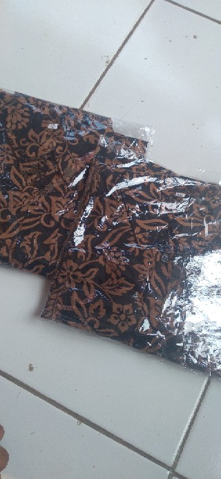 Baju Batik Melati,couple Ayah Anak,couple Batik Ayah Anak Lengan Pendek,kemeja,baju Batik Anak Cowok