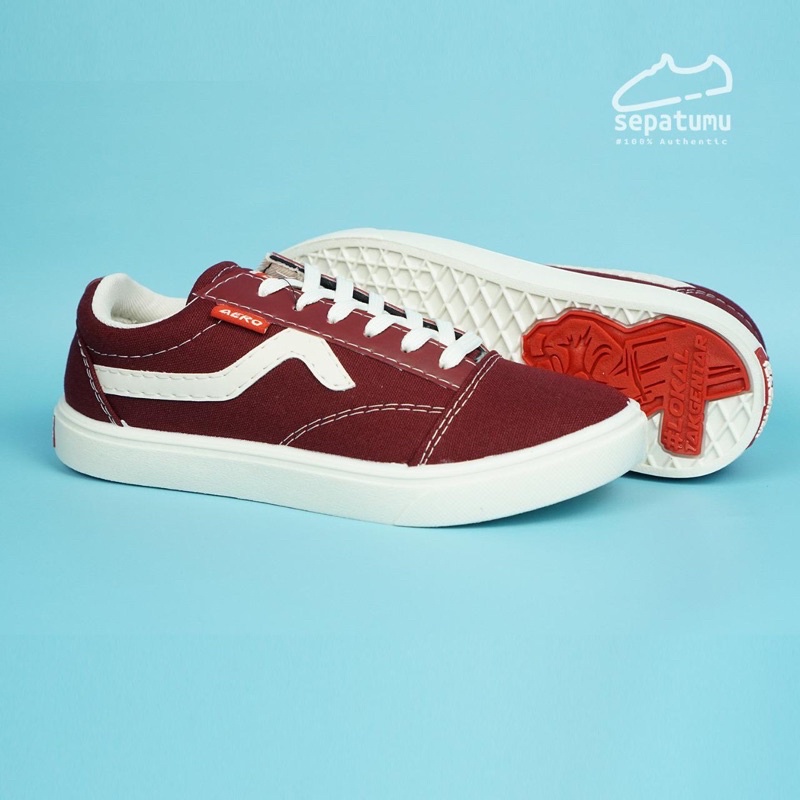 Aerostreet Massive Low Maroon