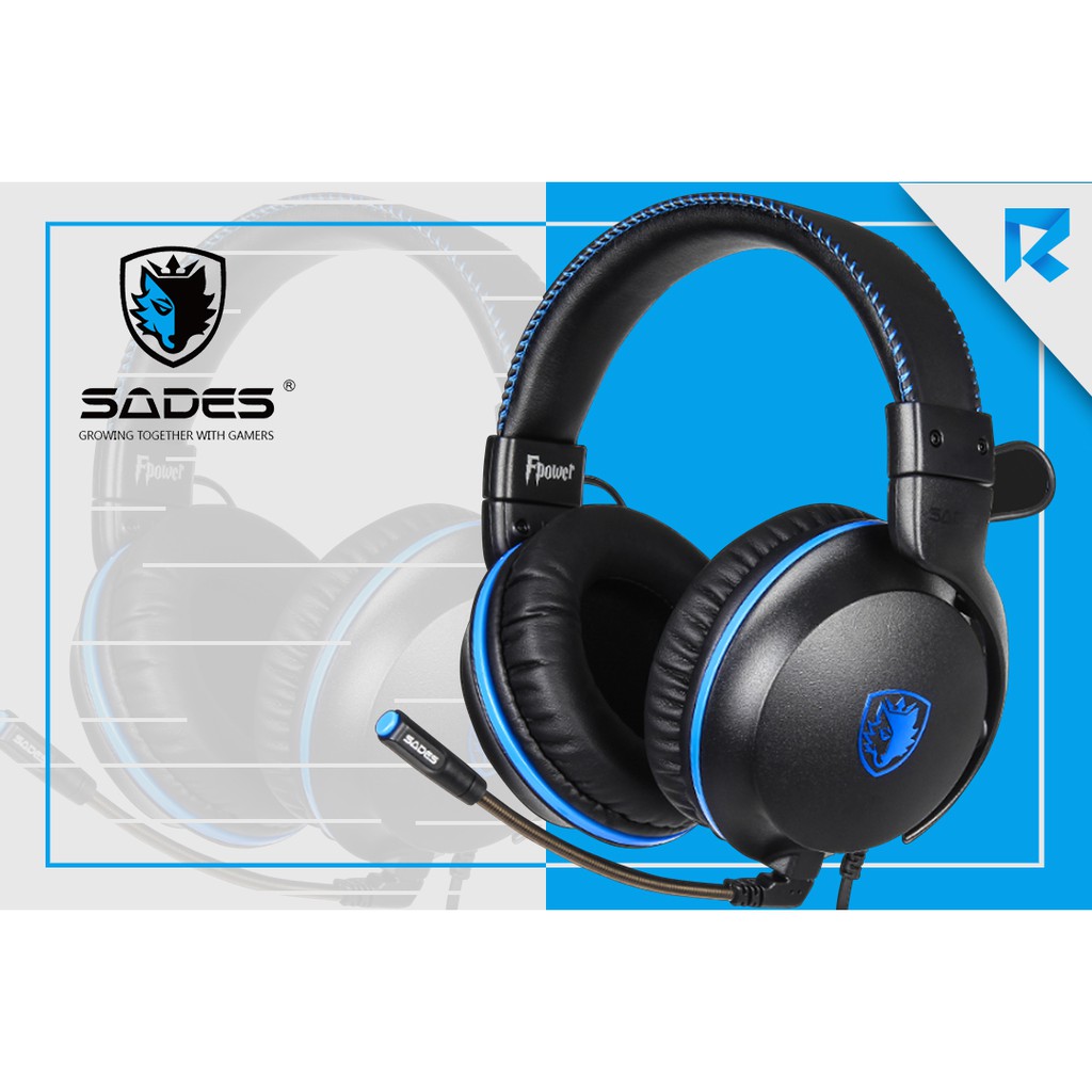 Headset SADES Gaming Stereo Mobile F-Power SA-717 - Sades Fpower