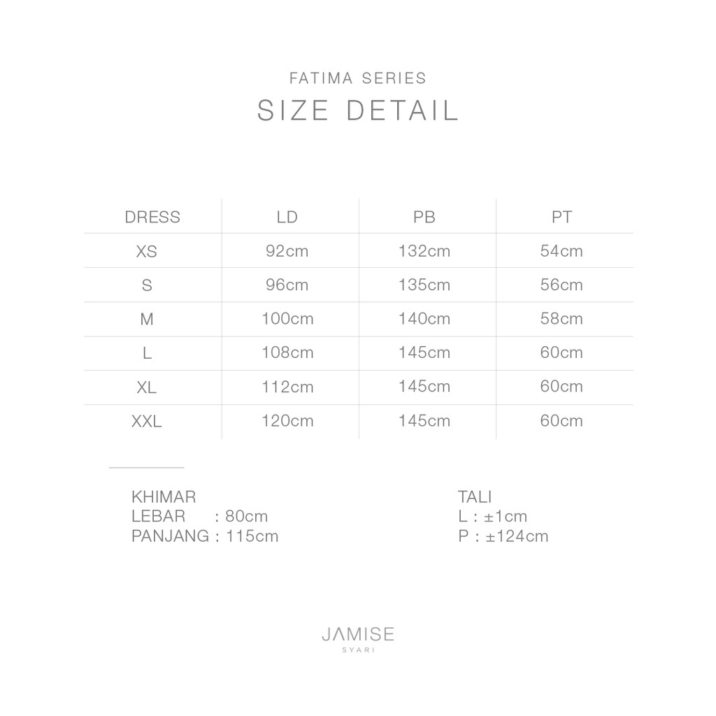 Jamise I Fatima Series I Gamis Set - Dusty-4