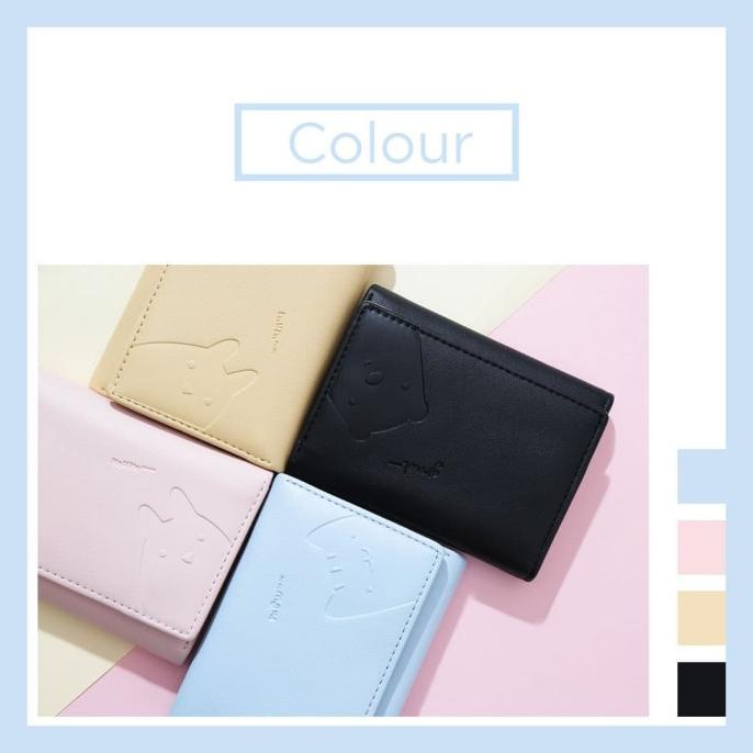 Miniso Dompet Wanita Pendek Kecil Lipat Simple