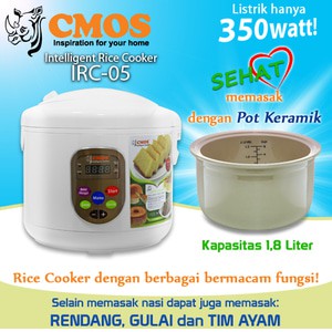 Cmos Rice Cooker Pot Keramik  Alat  Masak Sehat Aman Panci 