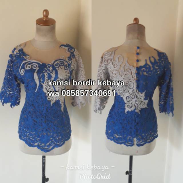 Kebaya bordir stik premium