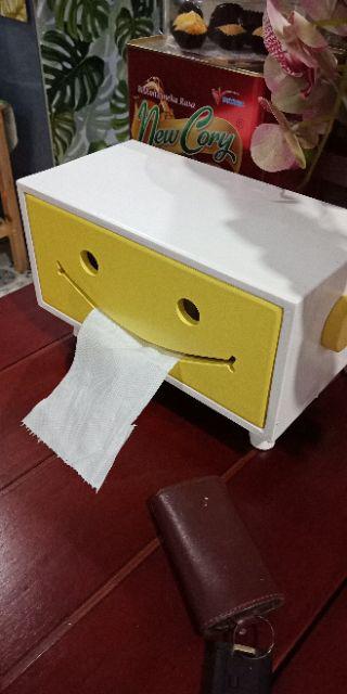 Kotak Tisu / Wadah Tisu Smile Shabby