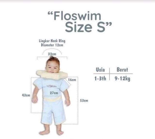 Floswim cuddle me / baju renang cuddle me / baju mengapung cuddle me