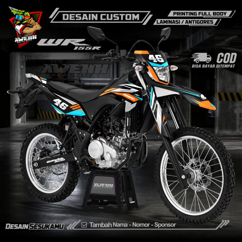 DECAL STIKER WR 155 - WR 155 R DESAIN CUSTOM