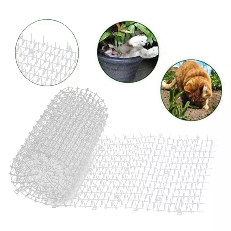 Household Garden Cat Scat Mat Prickle Strip Anti Cat Dog Repellent Deterrent Spike Mat Garden Flower Plant Protector