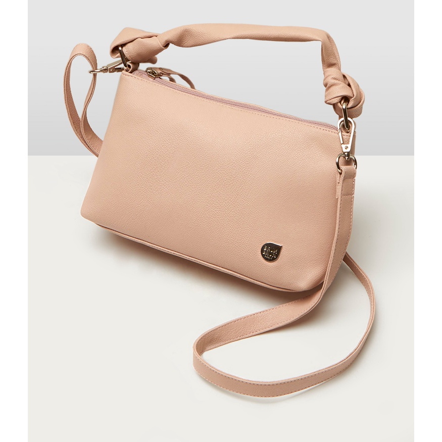TAS SELEMPANG WANITA IMPORT BRANDED BRUNBRUN  PARIS TAS KADEROTTA PINK  = BT7954P3 ORIGINAL SOPHIE