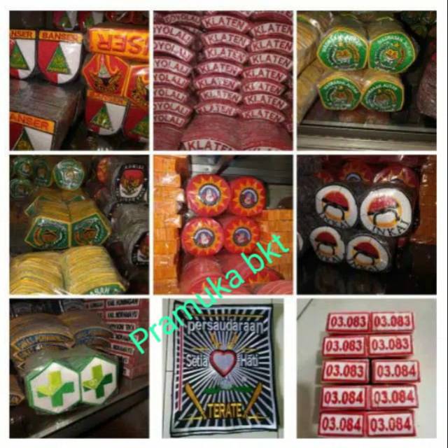 Badge bordir custom 100 biji pre order