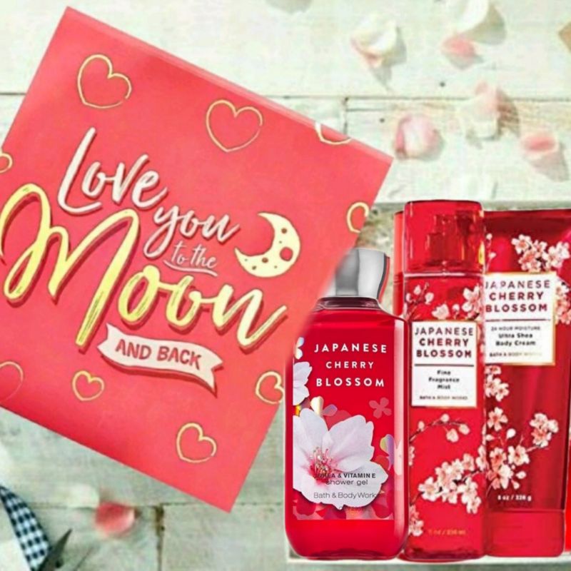 IED HAMPERS LEBARAN BIRTHDAY GIFT SET❤BATH &amp; BODYWORKS BBW 3IN1 IN BOX OR POUCH