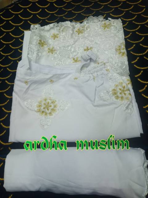 MUKENA KATUN BORDIER TIMBUL ALESYA