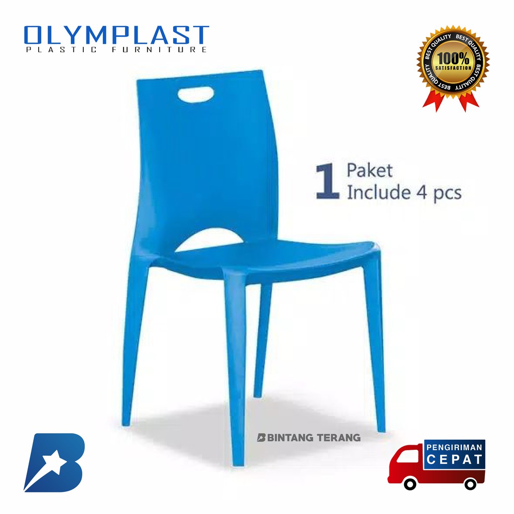 Kursi Plastik Olymplast OL 301 (4 pcs)