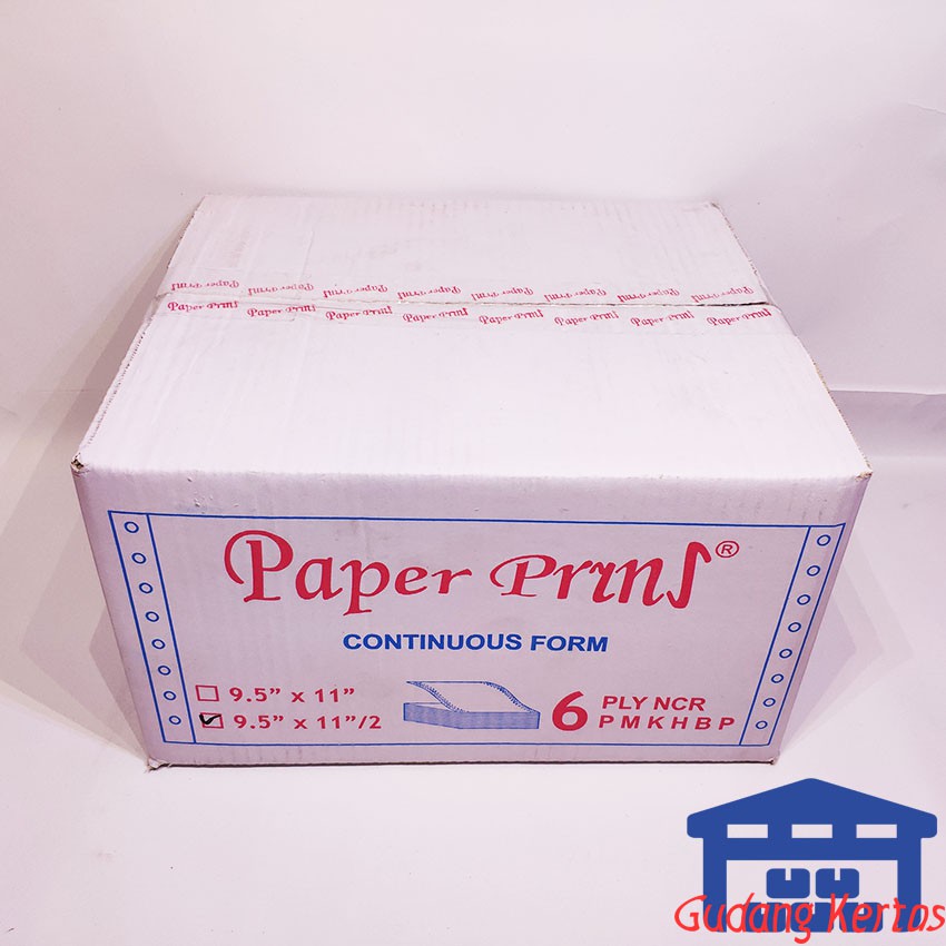

CONTINUOUS FORM 91/2 X 11/2 6PLY PAPERPRYNS (BAGI 2)