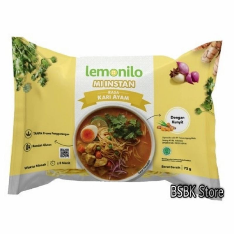 

Mie Instan Sehat Lemonilo Rasa Kari Ayam