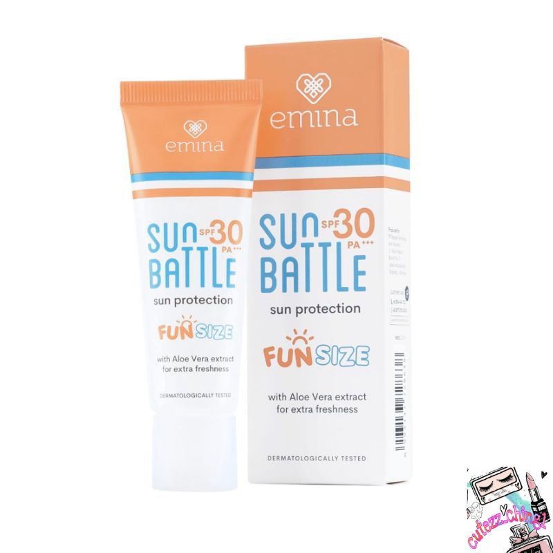 ☃Cutezz_Ching1☃Emina Sun Battle Spf 30 PA+++ -FUN SIZE 23ML