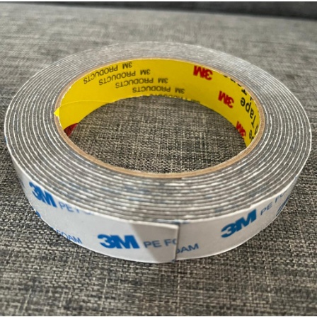 

Double Tape 3M PE Foam Putih Original made in Taiwan SUPER MURAH Solasi BB Busa 23 mm X 4.5 M