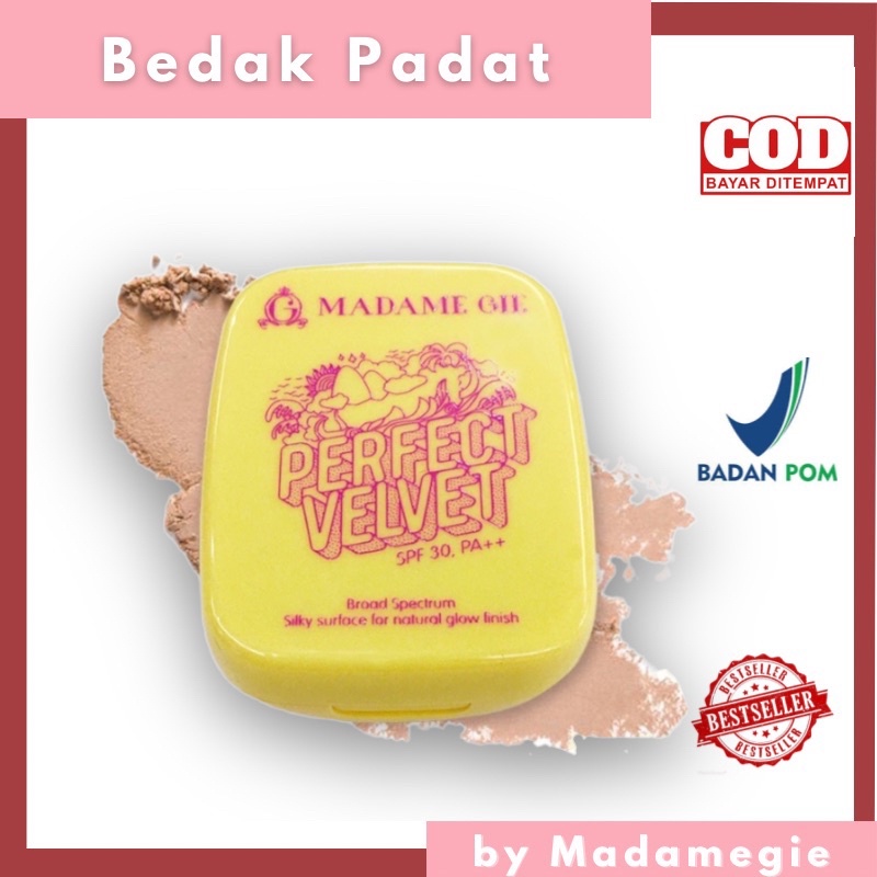 Madame Gie Perfect Velvet SPF 30PA++ Two Way Cake - MakeUp Bedak Padat