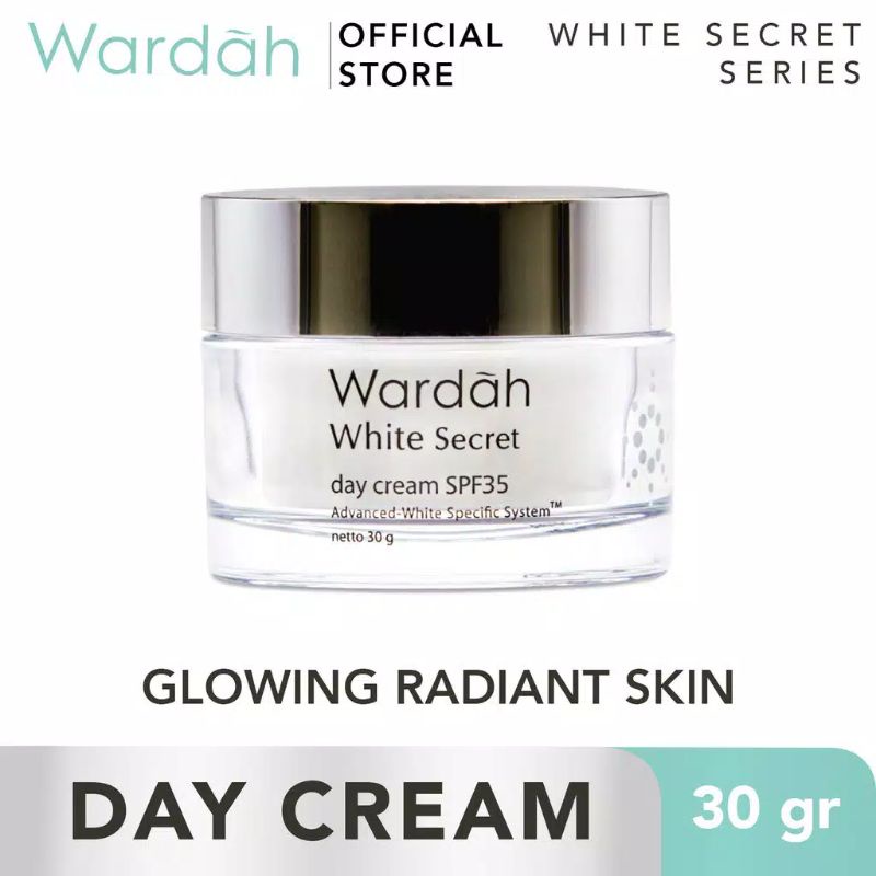 WARDAH WHITE SECRET DAY CREAM 30 GRAM WARDAH WHITE SECRET MURAH WARDAH KOSMETIK GROSIR