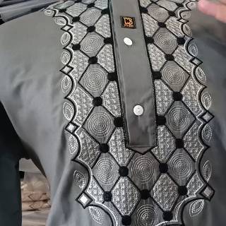 SETELAN PAKISTAN BAJU KOKO BORDIR ABU BAHAN KATUN BY SETELAN PAKISTAN BAJU KOKO BORDIR ABU BAHAN KATUN BY