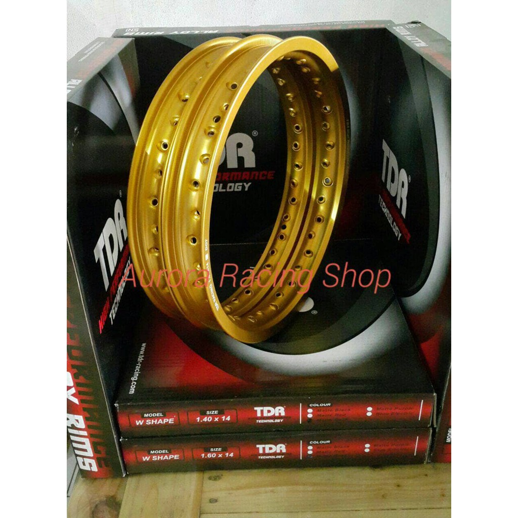 Velg - Rim TDR W Shape Ring 14 x 140/160 warna Gold