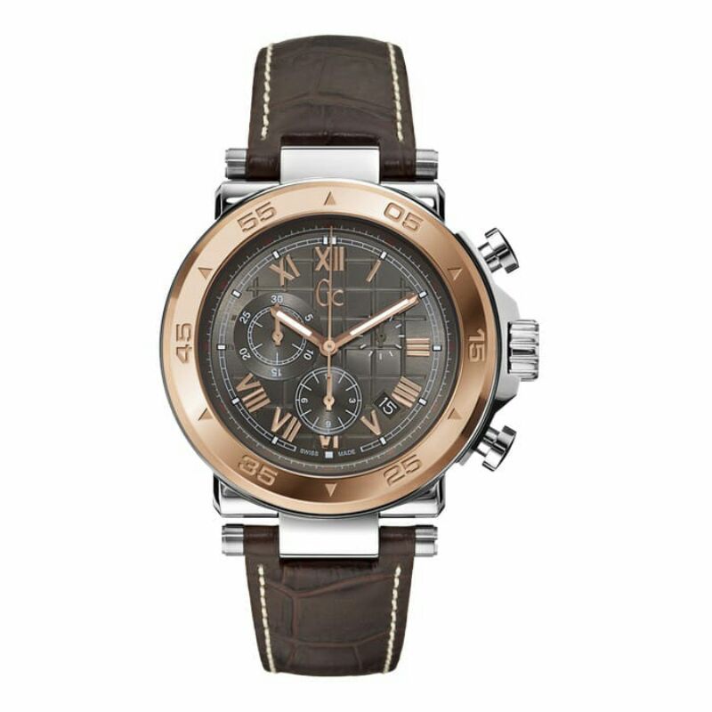 Jam Tangan Pria Guess Collection Gc X90005G2S Leather Original Swiss