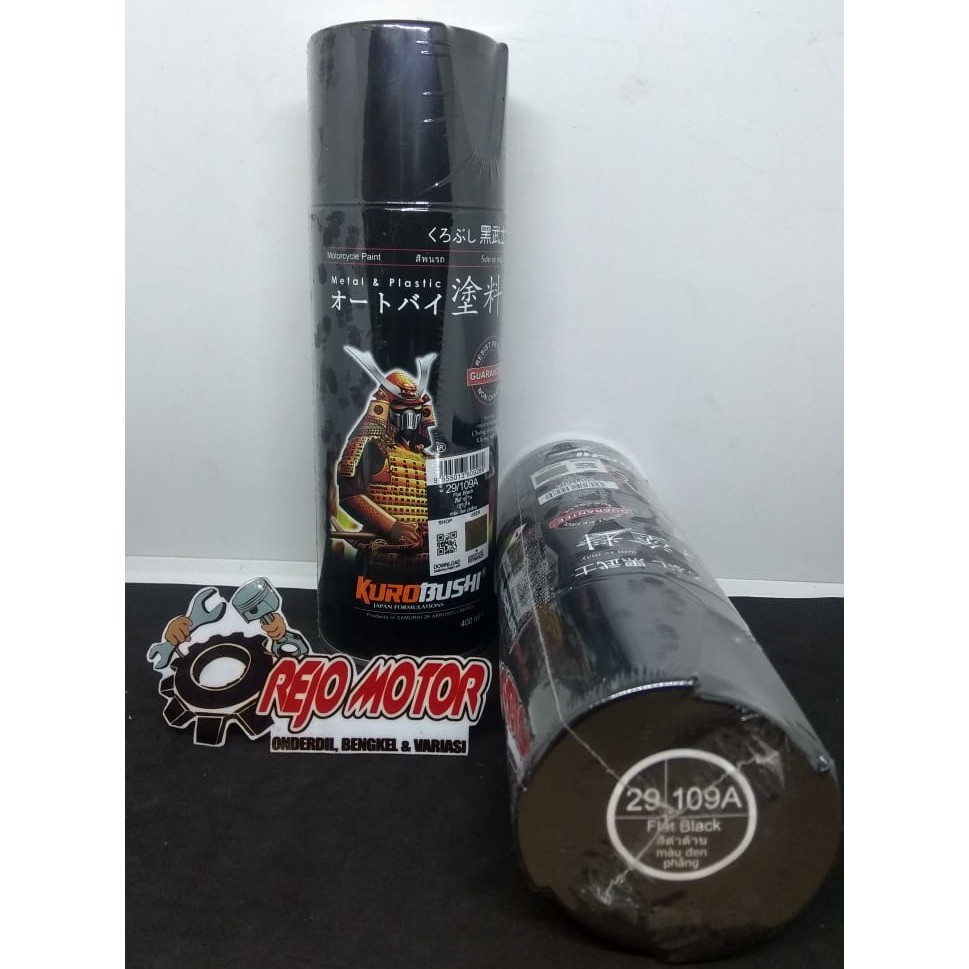 Pylox Samurai 109 Flat Black (Hitam Dop) Original Samurai Paint
