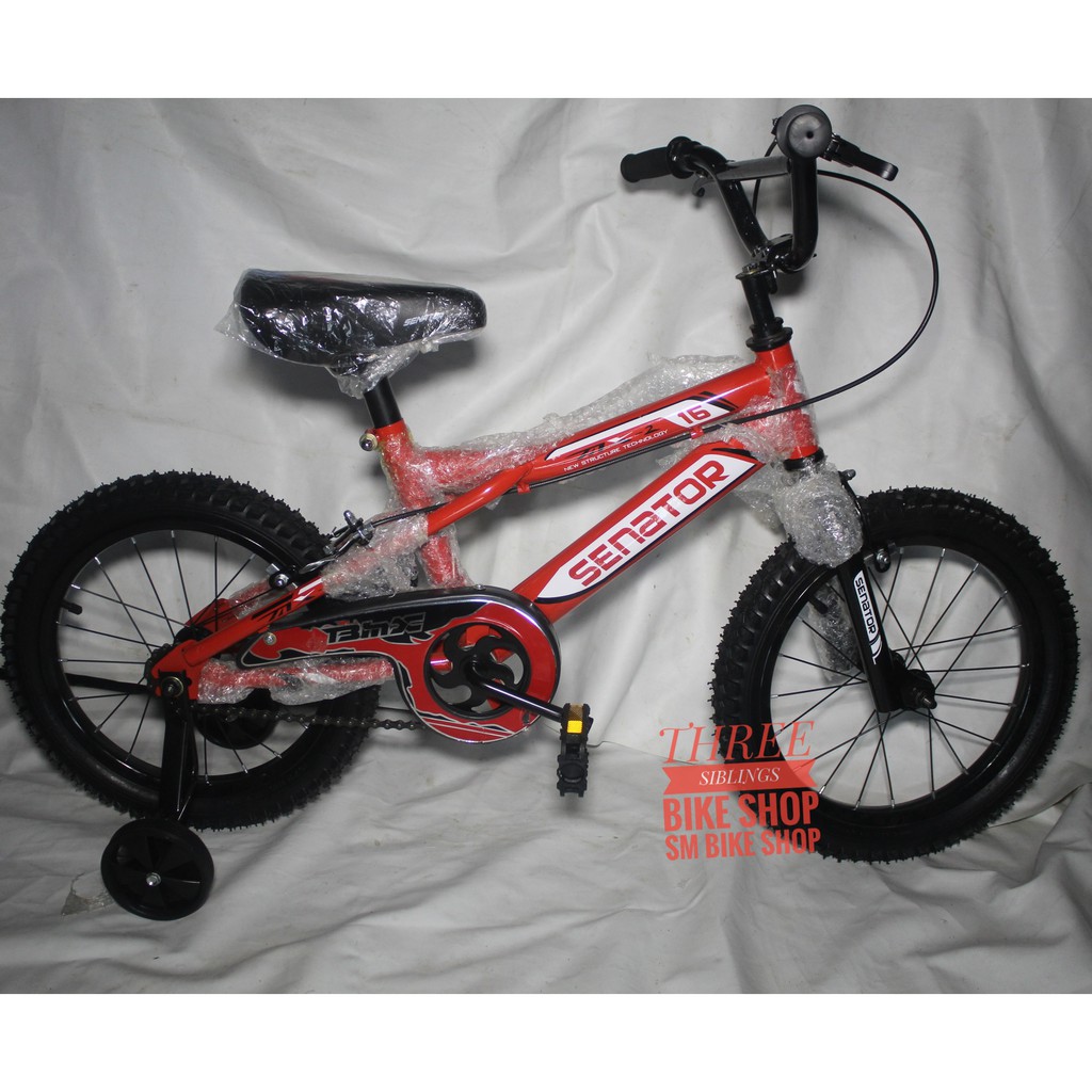 SEPEDA ANAK BMX SENATOR 16 inch WARNA MERAH PUTIH