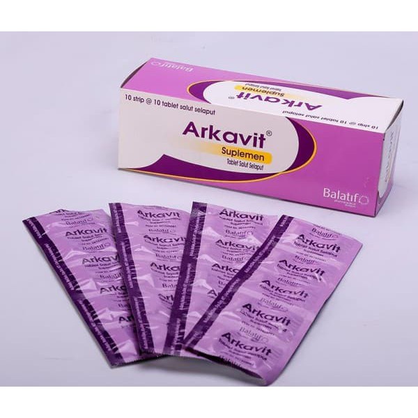 ARKAVIT TABLET ISI 100 KEMASAN BOX