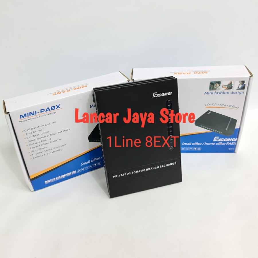 Mesin Pabx Excelltel 1 Line 8 Ext PABX-MD108