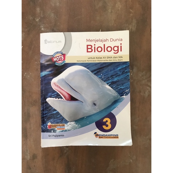

[PRELOVED] BUKU PAKET BIOLOGI PLATINUM KELAS XII 3