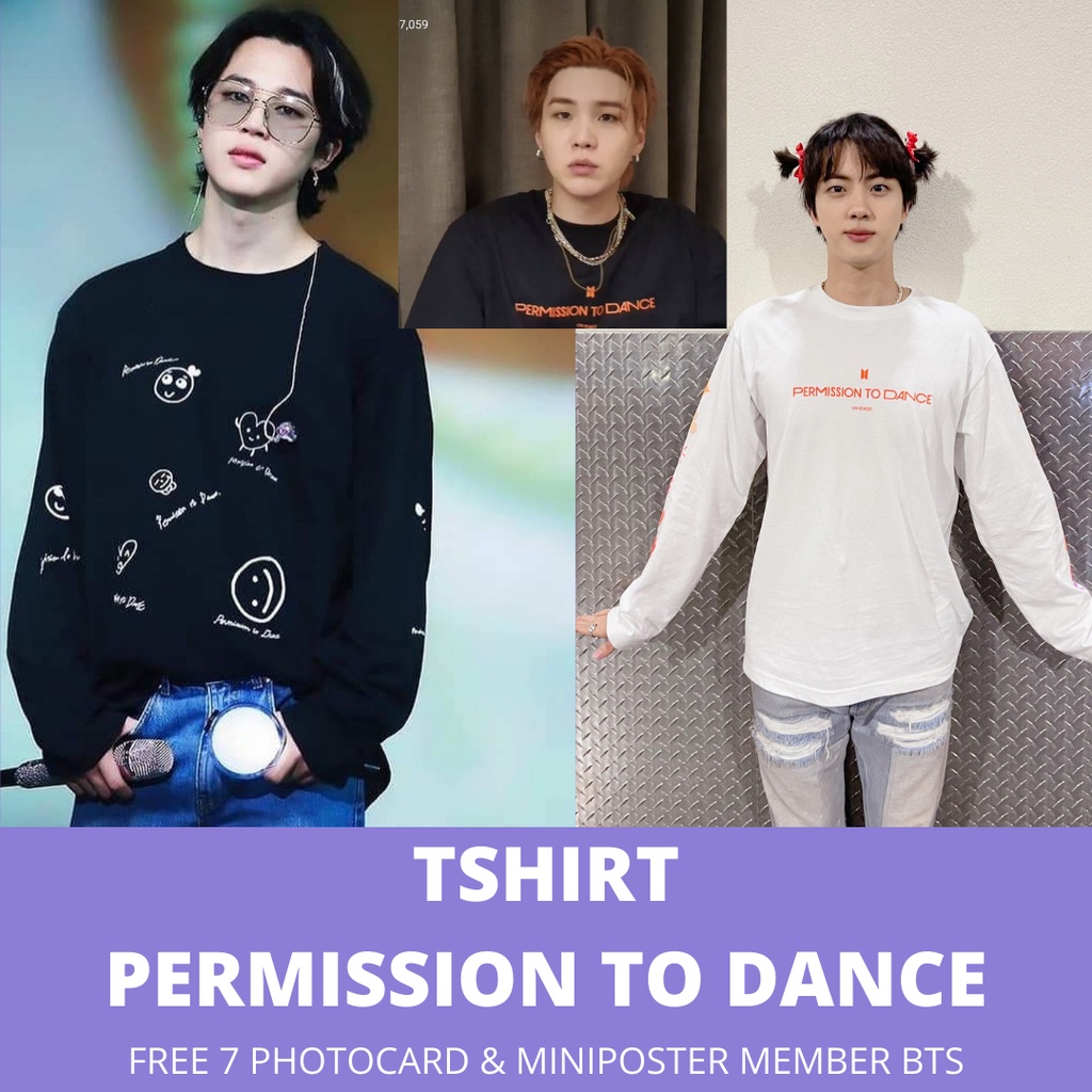 TSHIRT PTD ON STAGE LA VER. JIMIN SEOKJIN SUGA FREE PHOTOCARD & MINIPOSTER