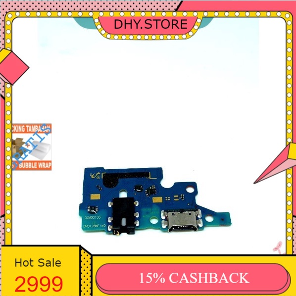 KONEKTOR CONECTOR CAS CHARGER PCB BAWAH SAMSUNG GALAXY A71 A51 ORIGINAL ASLI BAWAAN