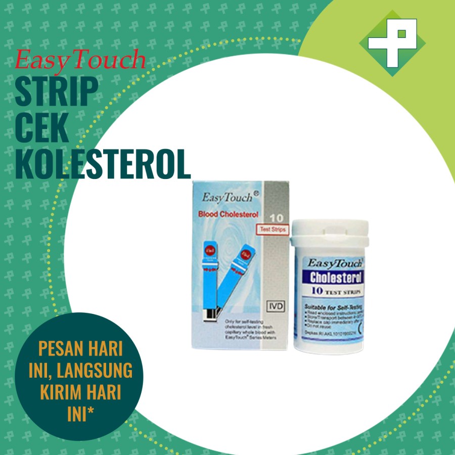 Strip Kolesterol Easy Touch / Stik Koles / Cholesterol / ET Isi 10s