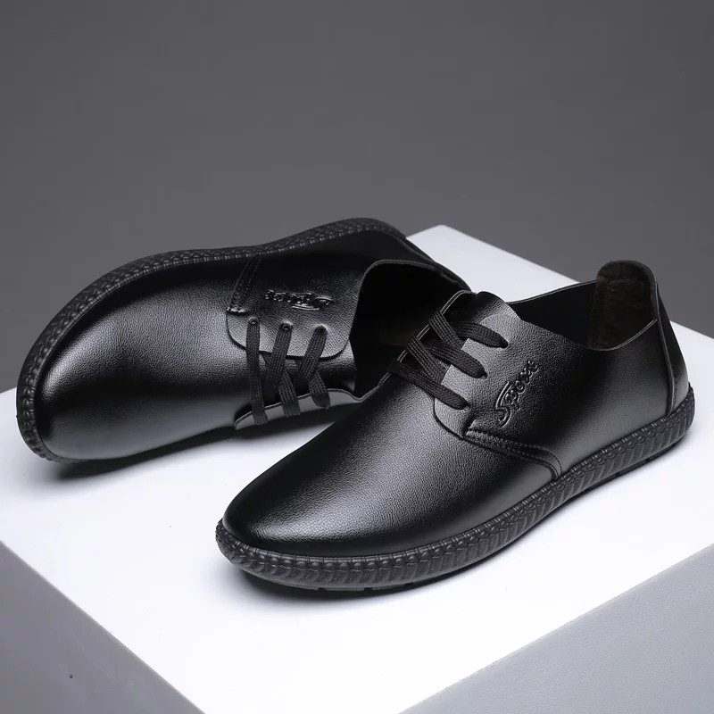 BSS - Sepatu Formal Pria Hitam Kulit Import - Sepatu Pernikahan Kantor Bisnis Kasual Pantofel Fashion