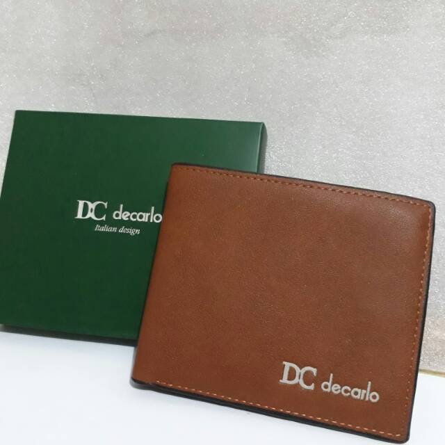 DOMPET BRANDED PRIA DC DECARLO 100% ORIGINAL