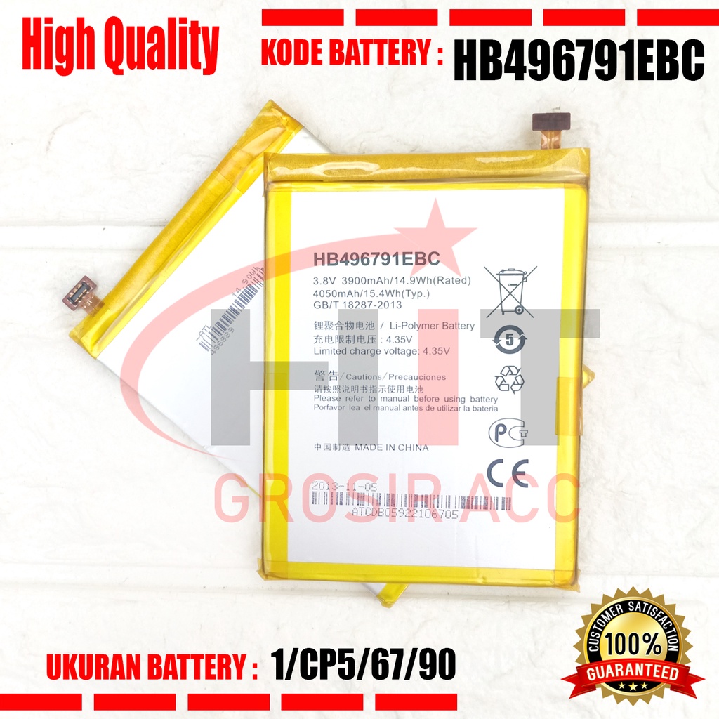 Baterai Battery For Huawei Matte 1 MATE 1 MT-U06 MT2 C00 Kode HB496791EBC