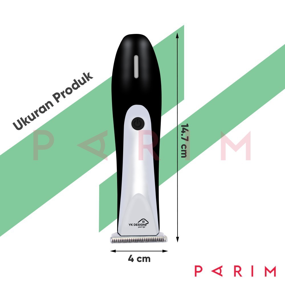 Hair Trimmer Cordless alat cukur rambut tanpa kabel / alat Pemotong rambut YK DESIGN YK-98