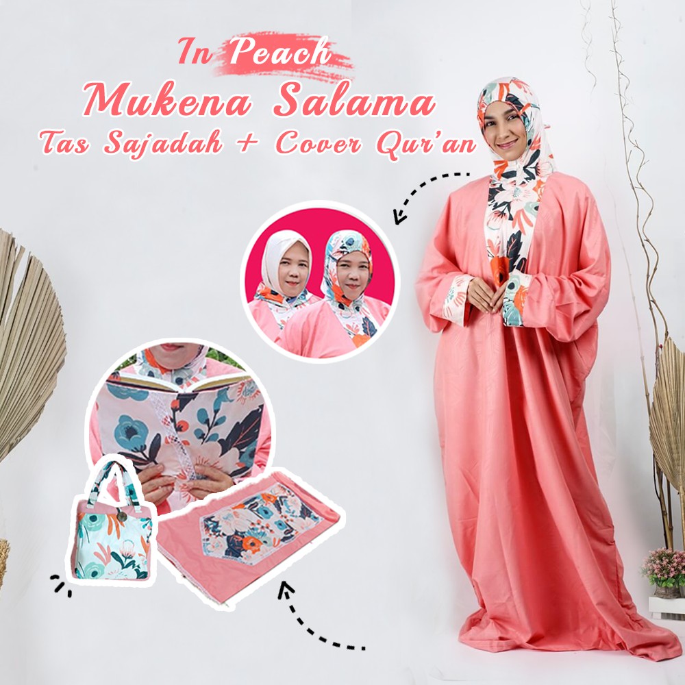 [FLASH SALE] Salama Mukena Dewasa Langsungan Ukuran XXL Murah BigSize Jumbo izzati zoya tazkia zahra
