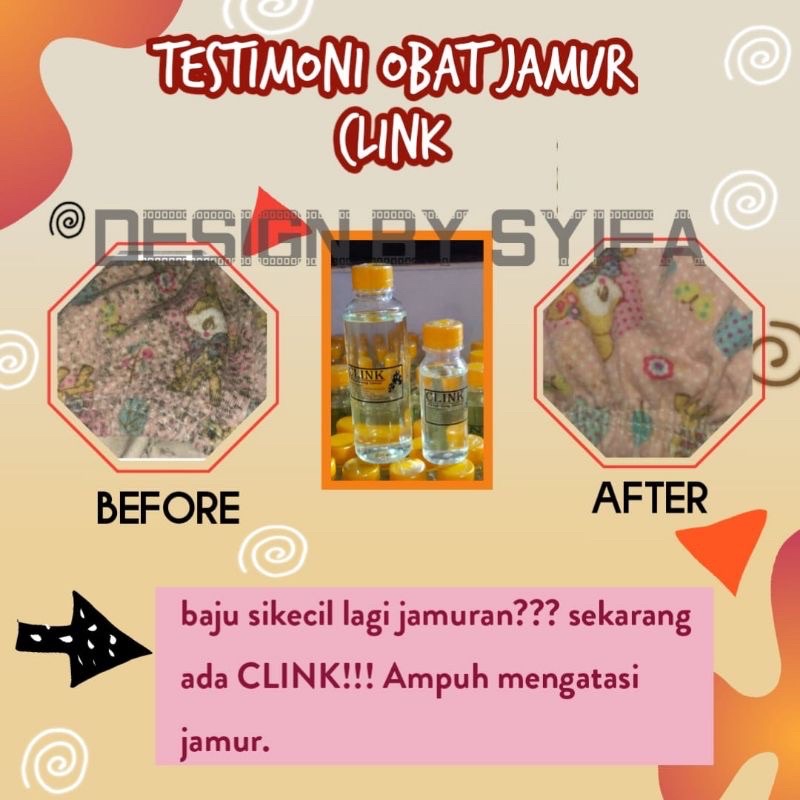 CLINK 1 LITER/ pembersih jamur / pembersih tayumen