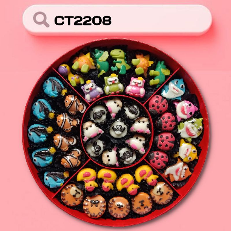 

Bestseller Cokelat Coklat Karakter Kartun hewan Nemo Dori kambing sapi baby shark bebek harimau dinosaurus owl lady bug untuk kado hadiah
