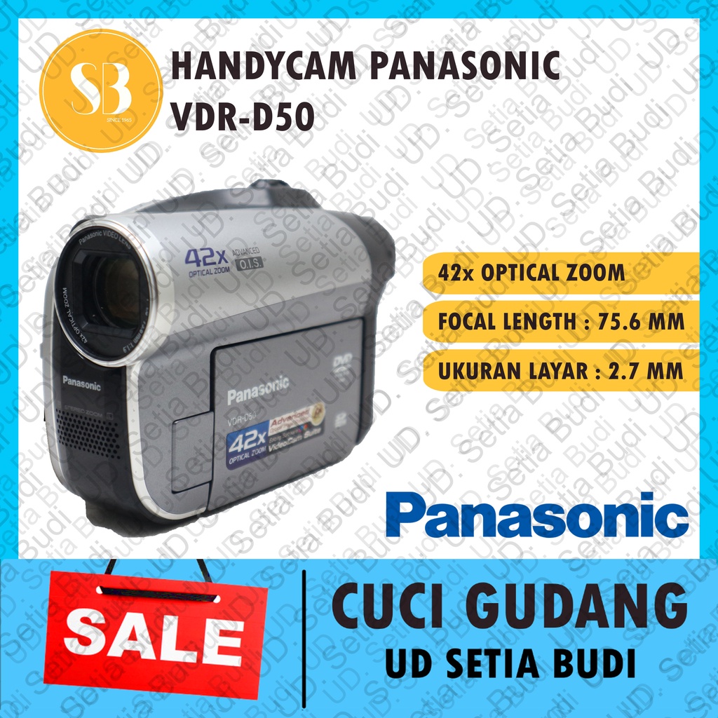 Handycam Panasonic VDR-D50 Camcorder Baru Murah