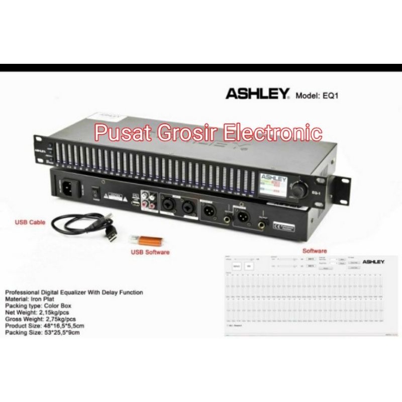 EQUALIZER ASHLEY DIGITAL EQ1/EQ 1